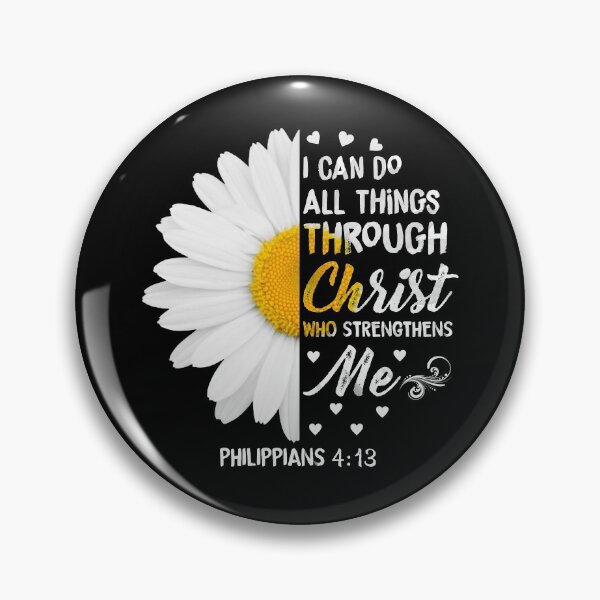 Item preview, I Can Do All Things Daisy Flower designed and sold by StefanCollins.