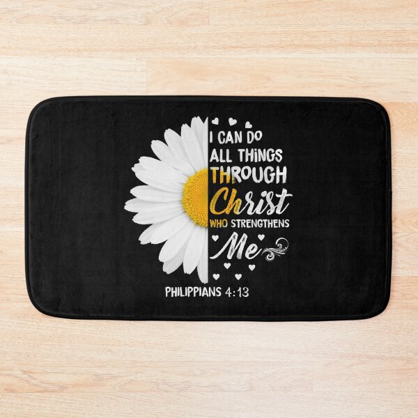 Item preview, I Can Do All Things Daisy Flower designed and sold by StefanCollins.