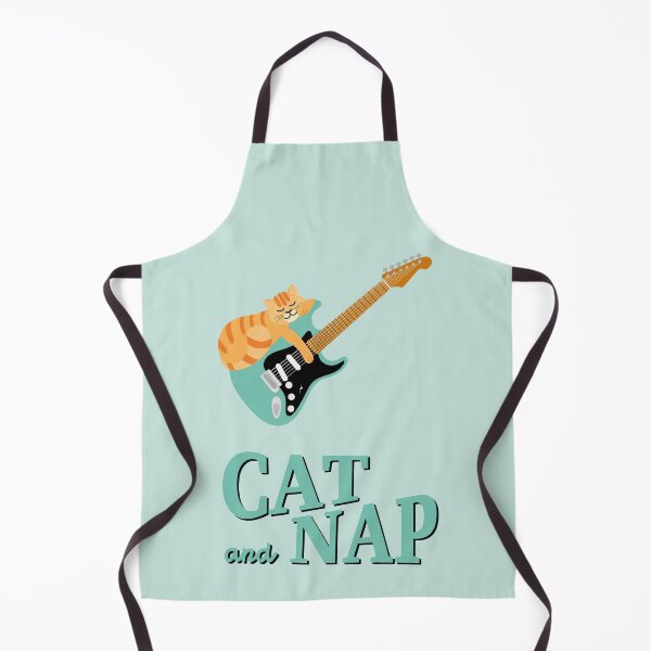 Item preview, Relaxed Cat on Guitar | Tabby | Catnap designed and sold by Fluffy-Vectors.