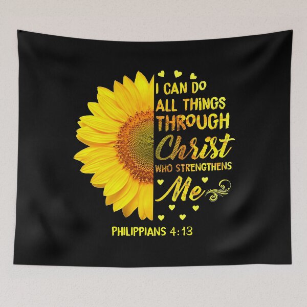 Item preview, I Can Do All Things Flower designed and sold by StefanCollins.