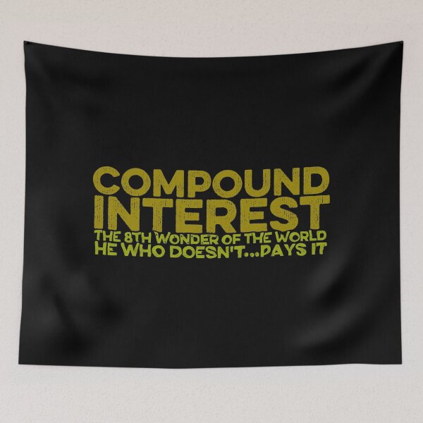 Item preview,  Compound Interest the 8th wonder of the world designed and sold by FurioInc.