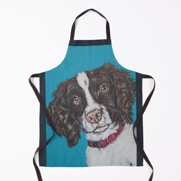 Item preview, Alfie. Dog painting art by award-winning UK artist Sam Fenner designed and sold by SamFennerArt.