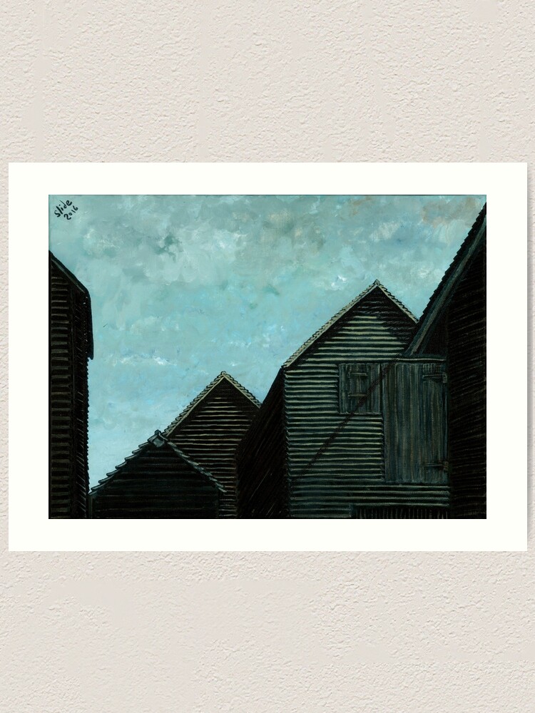 Alternate view of Net Huts: Roof Angles Art Print