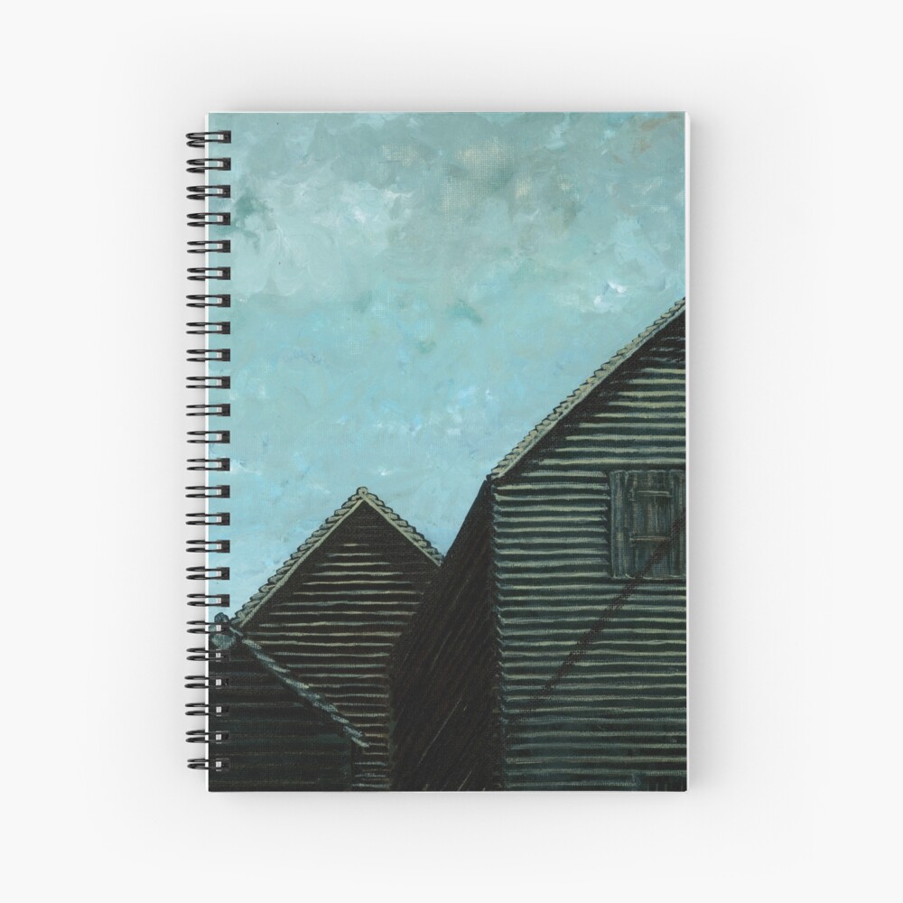 Net Huts: Roof Angles Spiral Notebook