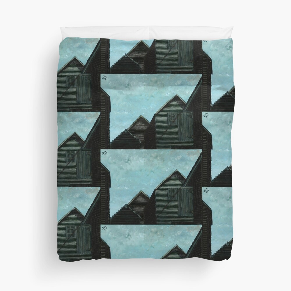 Net Huts: Roof Angles Duvet Cover
