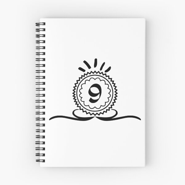Item preview, 9 | Number Nine | use for table numbers, stickers and more designed and sold by meraviglioso.