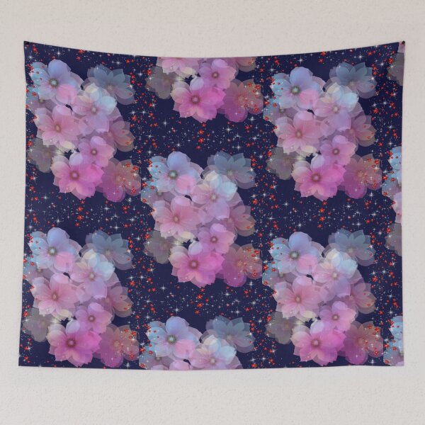 Item preview, Flannel Flower World  designed and sold by Zareen Sayyed.