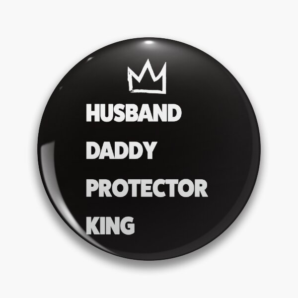 Item preview, Husband Daddy Protector King designed and sold by Simple Text.