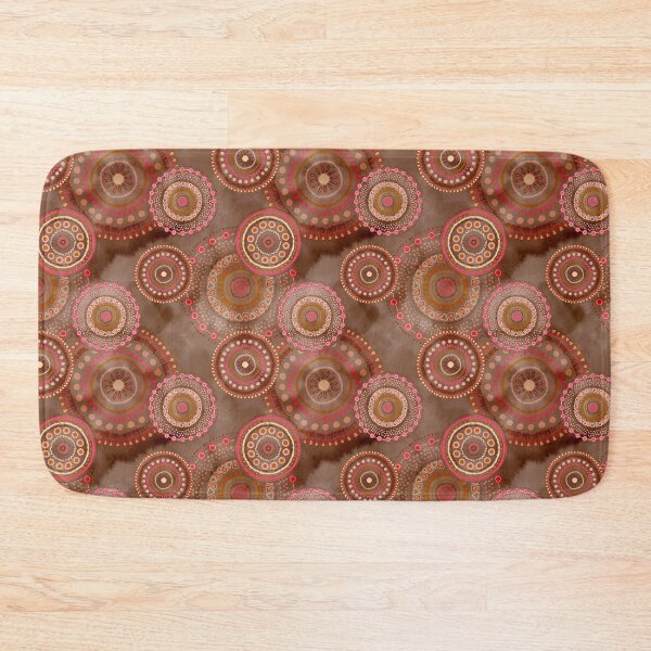 Item preview, Mandala pattern retro brown designed and sold by Lena Pfitzner.