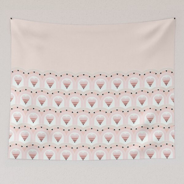 Item preview, Lovely Waves of Hearts designed and sold by BallerinaPink.