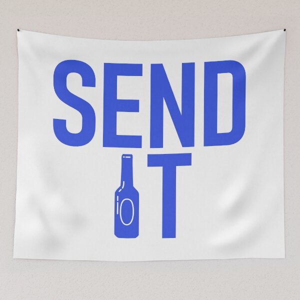 Item preview, Send It - Blue designed and sold by Brookerino.