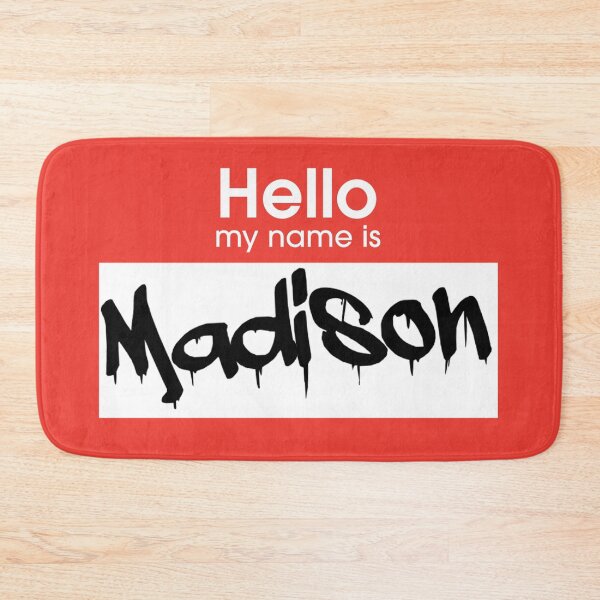Item preview, Hello My Name is Madison Madison Tag designed and sold by Mooostickers.