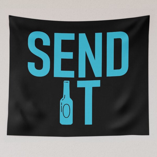 Item preview, Send It - Blue designed and sold by Brookerino.