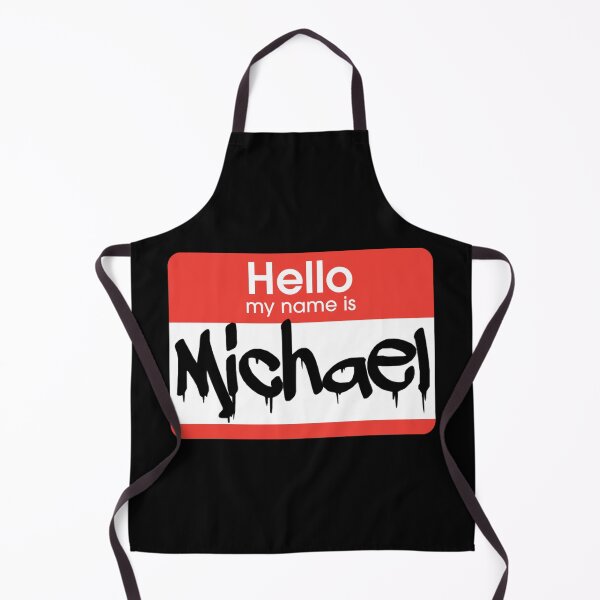 Item preview, Hello My Name is Michael Michael Tag designed and sold by Mooostickers.