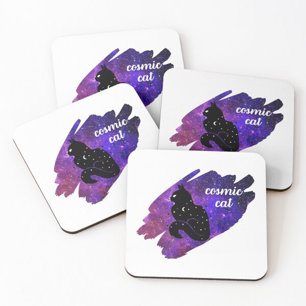 Item preview, Cosmic Cat Cool Design for Cat and Astronomy Lovers designed and sold by Nathalie Aynié.