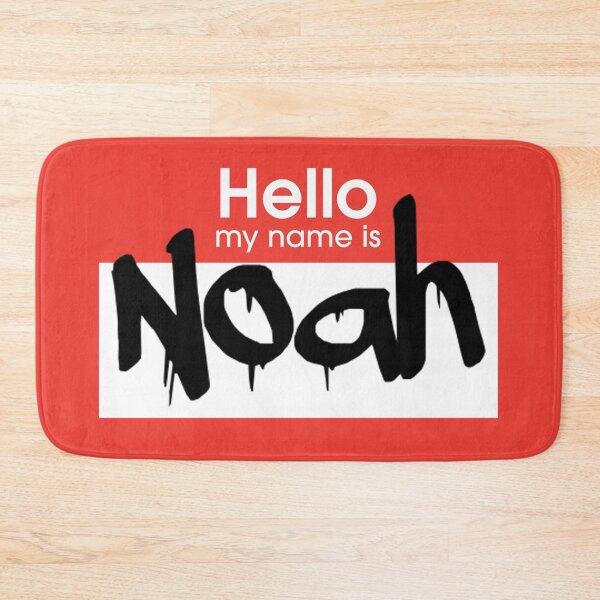 Item preview, Hello My Name is Noah Noah Tag designed and sold by Mooostickers.