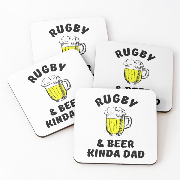Item preview, Rugby & beer kinda dad designed and sold by TheGreenGoat.