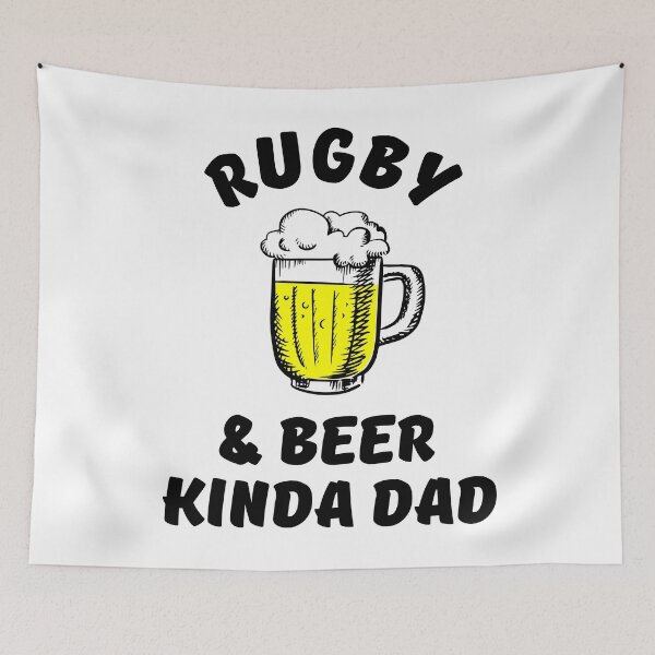 Item preview, Rugby & beer kinda dad designed and sold by TheGreenGoat.