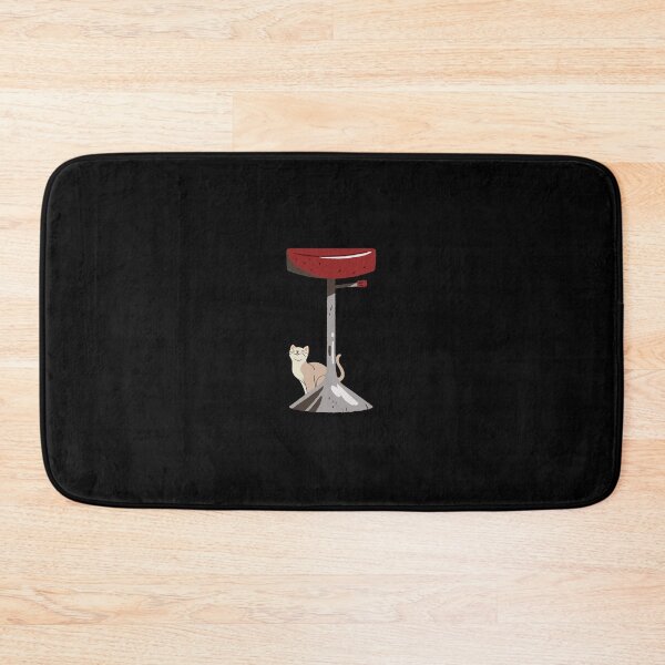 Item preview, Midcentury Modern Cute American Diner Bar Stool and Cat Hipster Architecture Interior Design designed and sold by LeopardPrintLDN.