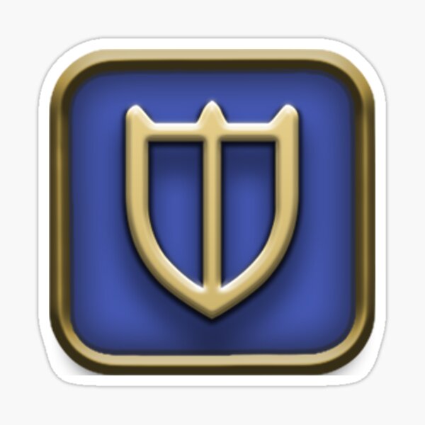 Item preview, Paladin / PLD Job Icon FFXIV designed and sold by seasaltkiss.