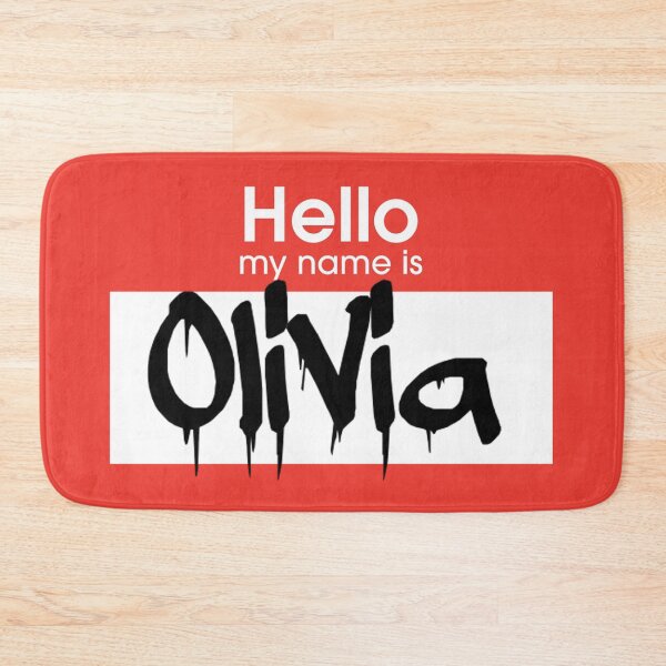 Item preview, Hello My Name is Olivia Olivia Tag designed and sold by Mooostickers.