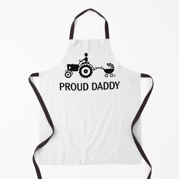 Item preview, Proud Daddy (Tractor Driver & Stroller / Black) designed and sold by MrFaulbaum.