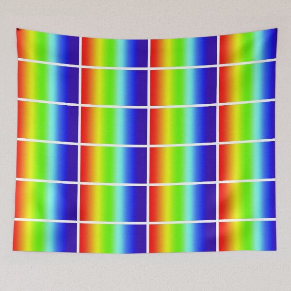 Item preview, Rainbow gradient with the effect of burlap. designed and sold by Murza.