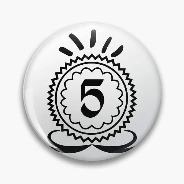 Item preview, 5 | Number 5 | Number Five | use for table numbers, stickers and more designed and sold by meraviglioso.
