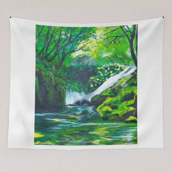Item preview, WONDERFUL GREEN FOREST WATERFALL designed and sold by MONISIOART.