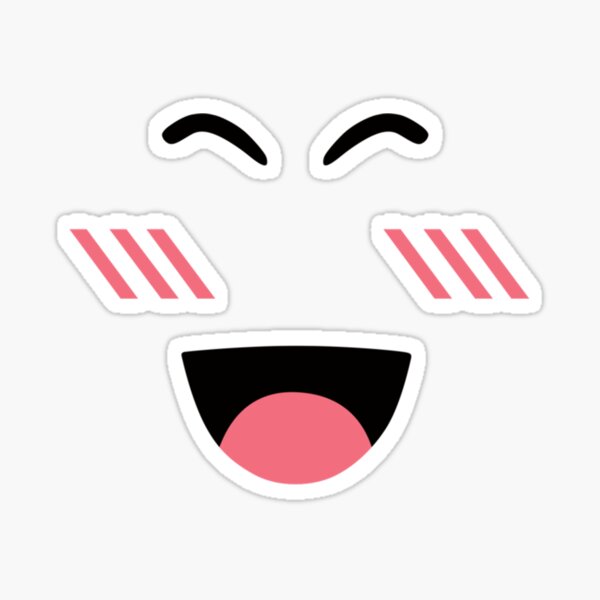 Roblox Faces Stickers Redbubble - dumb face roblox