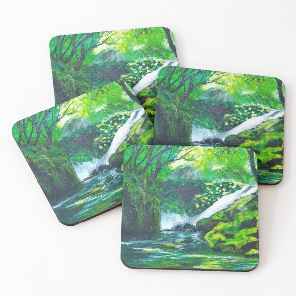 Item preview, WONDERFUL GREEN FOREST WATERFALL designed and sold by MONISIOART.