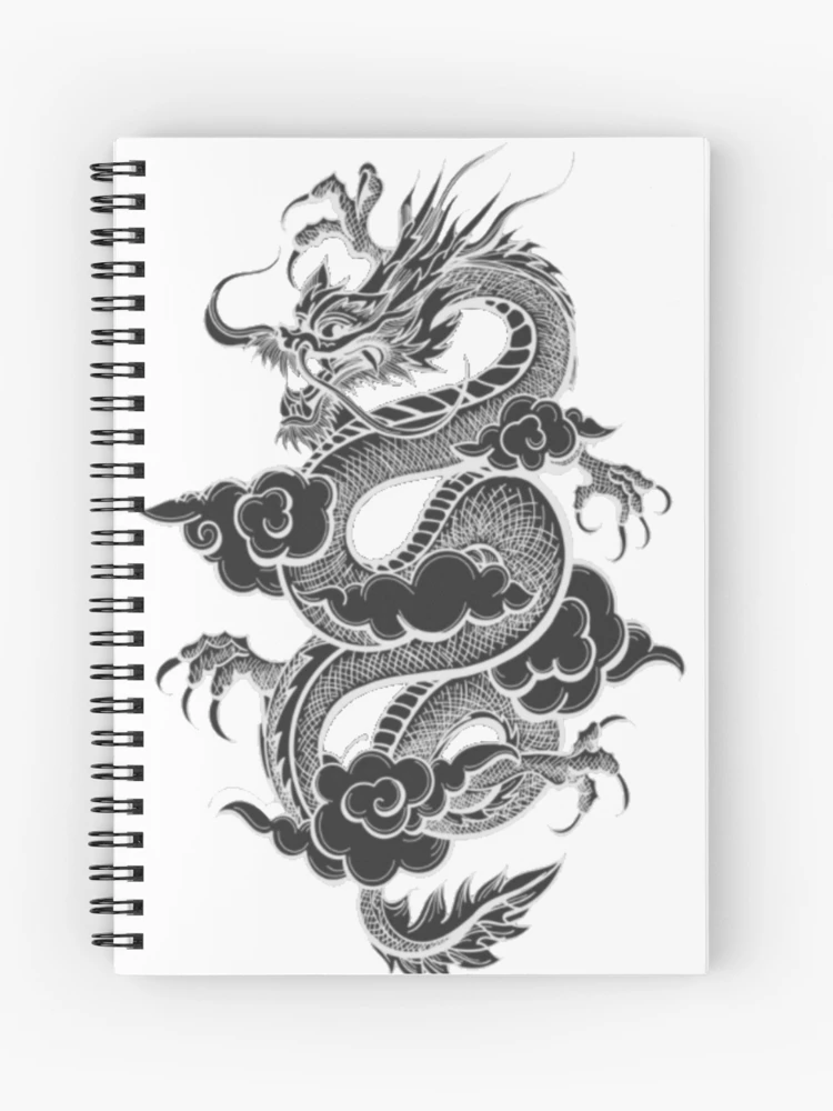 Black & White Chinese Dragon | Journal