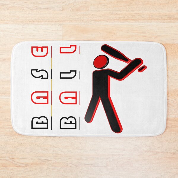 Item preview, Baseball ~ Red & Black designed and sold by Boakes-Digital.
