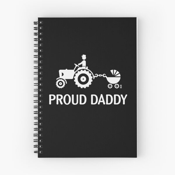 Item preview, Proud Daddy (Tractor Driver & Stroller / White) designed and sold by MrFaulbaum.