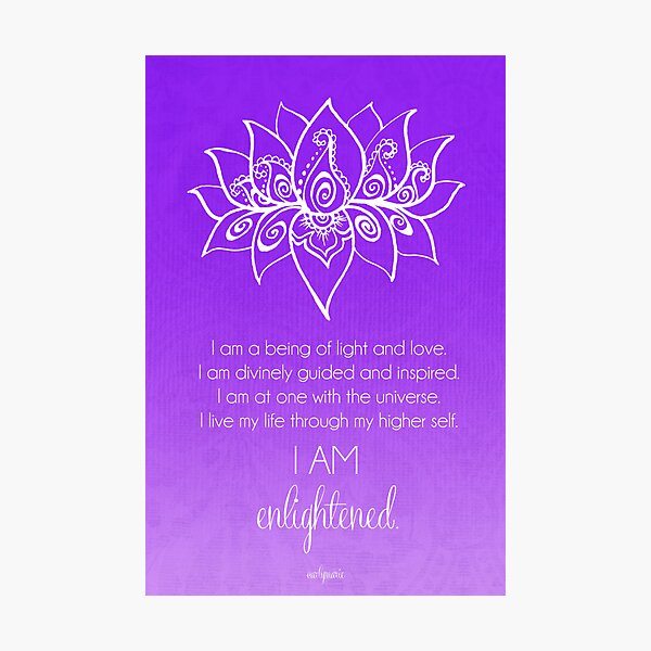 Item preview, Crown Chakra Affirmation designed and sold by CarlyMarie.