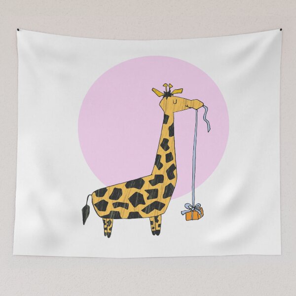 Item preview, Birthday Giraffe designed and sold by VeronArtLab.