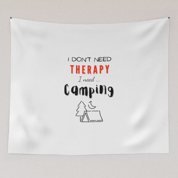 Item preview, Camping Therapy - Mountain Nature & Outdoors designed and sold by UrbanDesignArt.