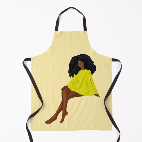 Item preview, Brown Skin Girl Yellow Dress Blackwoman Women Empowerment designed and sold by Imakeyouhappy.