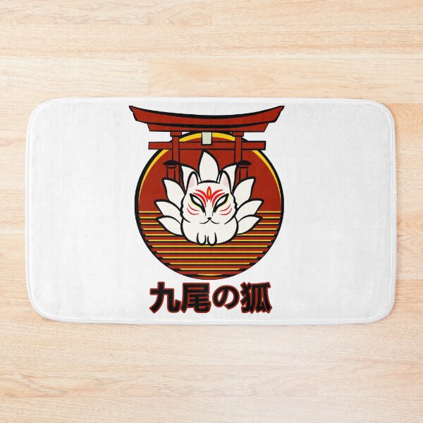 Item preview, Cute Japanese Yokai Kitsune - Nine Tailed Fox designed and sold by Niiyoon's Designs.