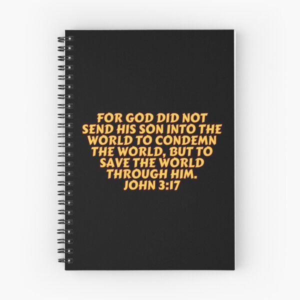 Item preview, Bible Verse John 3:17 designed and sold by Prayingwarrior.