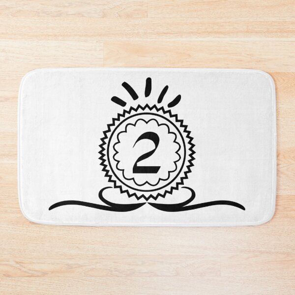 Item preview, 2 | Number 2 | Number Two | use for table numbers, stickers and more designed and sold by meraviglioso.