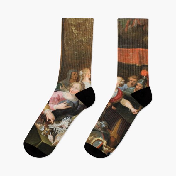 Item preview, The court and the lady with a sword designed and sold by Vintage Designs +.