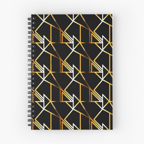Item preview, Unique gold geometric pattern with black background  designed and sold by MagicacandyC.
