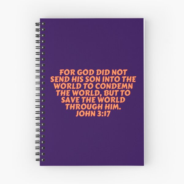 Item preview, Bible Verse John 3:17 designed and sold by Prayingwarrior.