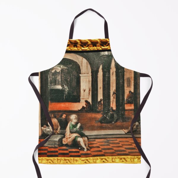 Item preview, Into the temple vintage religious Christian painting designed and sold by Vintage Designs +.