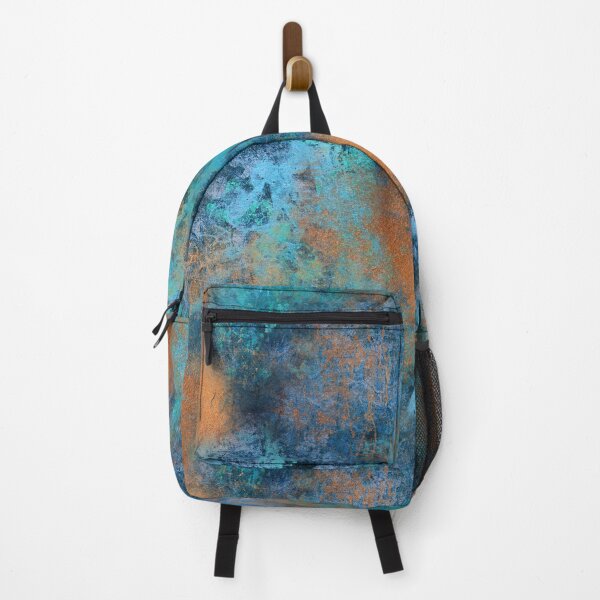Item preview, Distressed Patina of Copper and blue hues designed and sold by CreArtation.