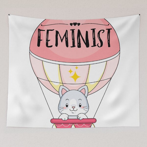 Item preview, Cat Feminist, Cat Know Feminist designed and sold by Martin-bivert.