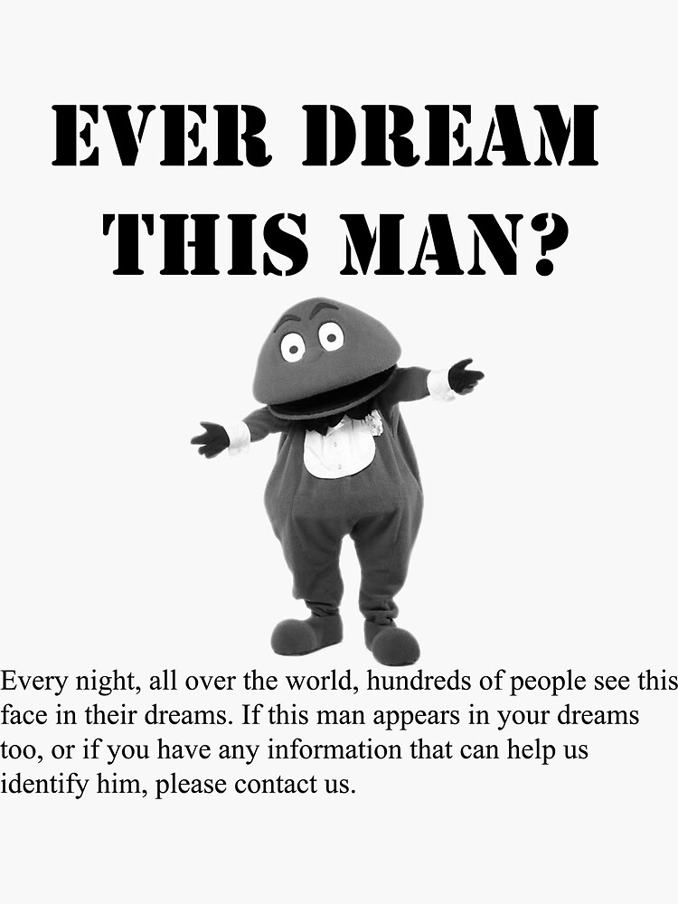 Ever Dream This Man? Funny Meme Gabibbo Gift | Sticker