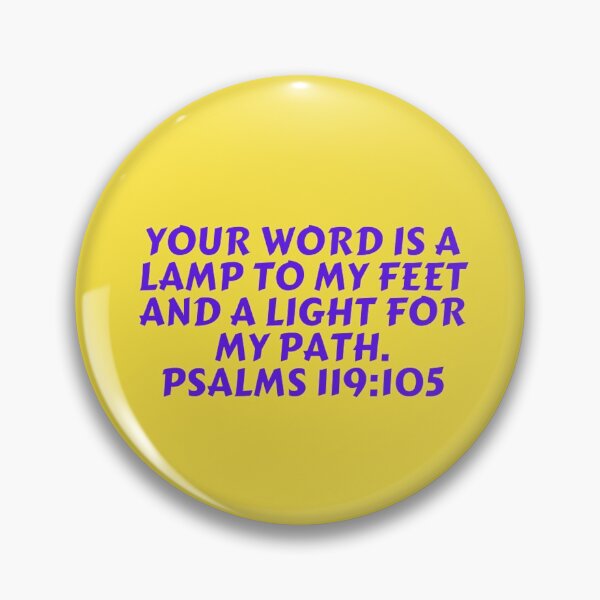 Item preview, Bible Verse Psalm 119:105 designed and sold by Prayingwarrior.