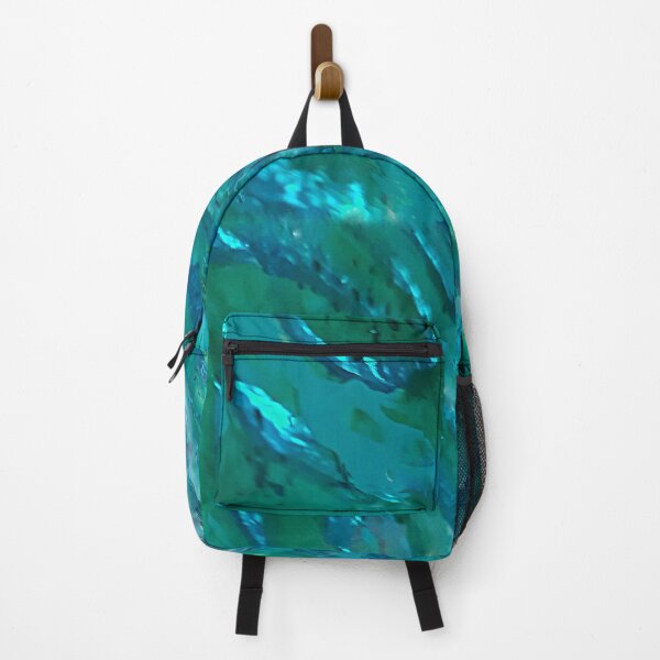 Item preview, spiral turquoise emerald aquamarine sea colors abstract designed and sold by Maria Mihailova.